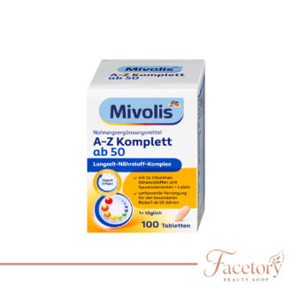 قرص مولتی ویتامین و مینرال میوولیس A-Z Komplett ab 50 | مکمل مخصوص افراد بالای ۵۰ سال