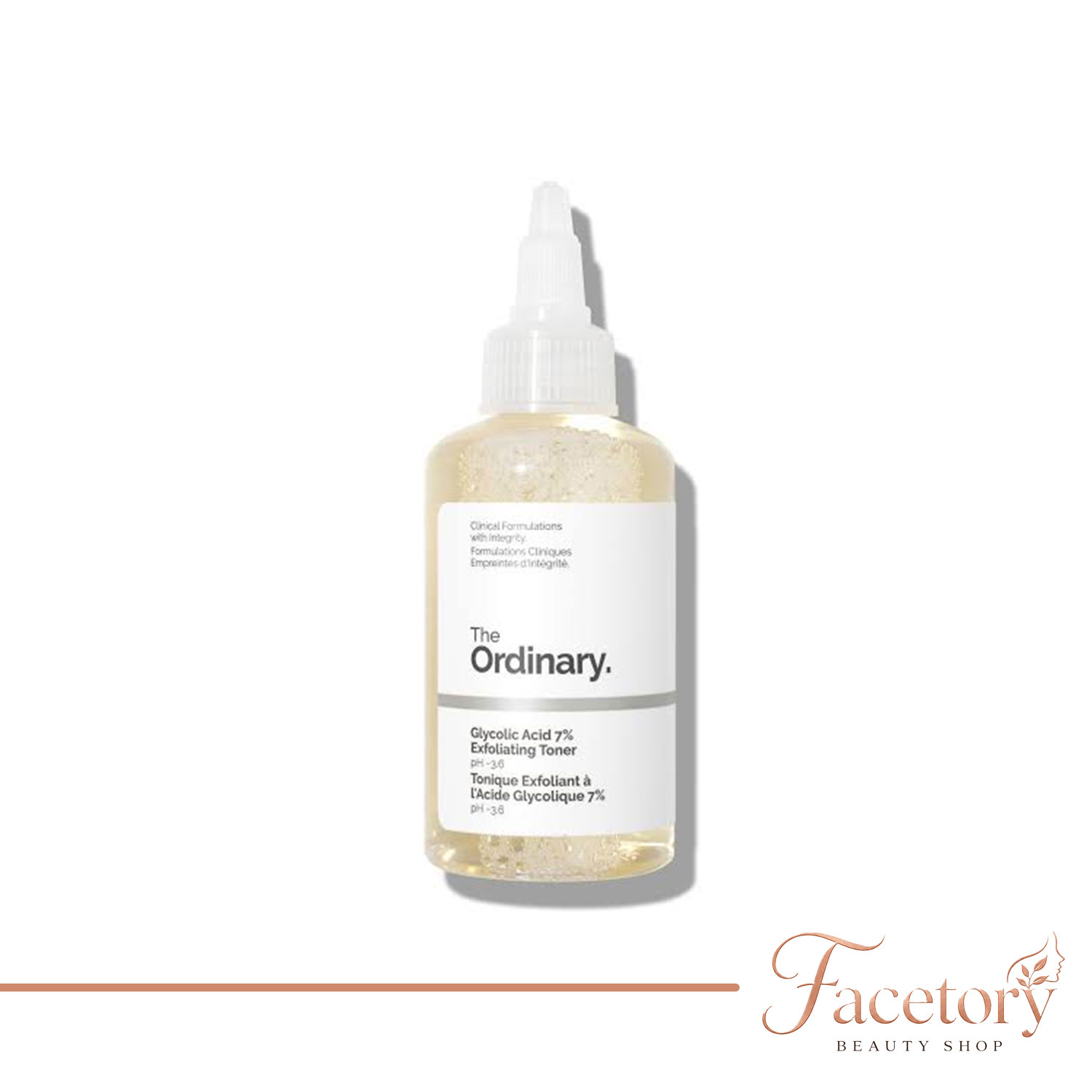 قالب-محصول-فیس-طوری-گ تونر گلیکولیک اسید اوردینری | The Ordinary Glycolic Acid 7% Exfoliating Toner