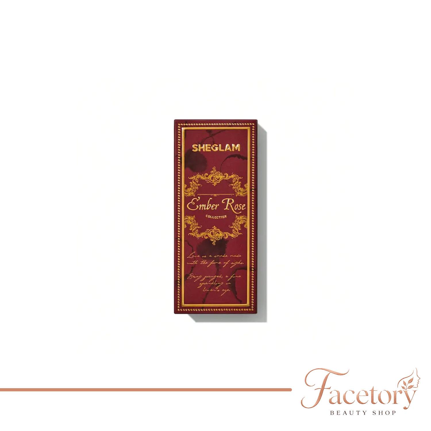 پالت سایه ۴ رنگ آمبر رز شیگلم مدل Ember Rose Burning Devotion Color Palette وزن ۶.۵ گرم