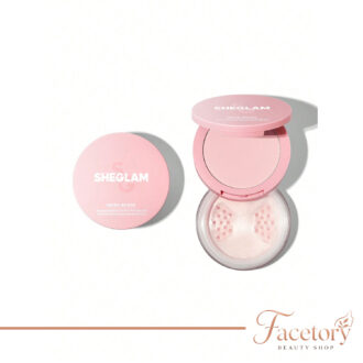 پودر بیک دوکاره صورت و زیر چشم شیگلم مدل Insta-Ready رنگ Bubblegum وزن ۱۴ گرم