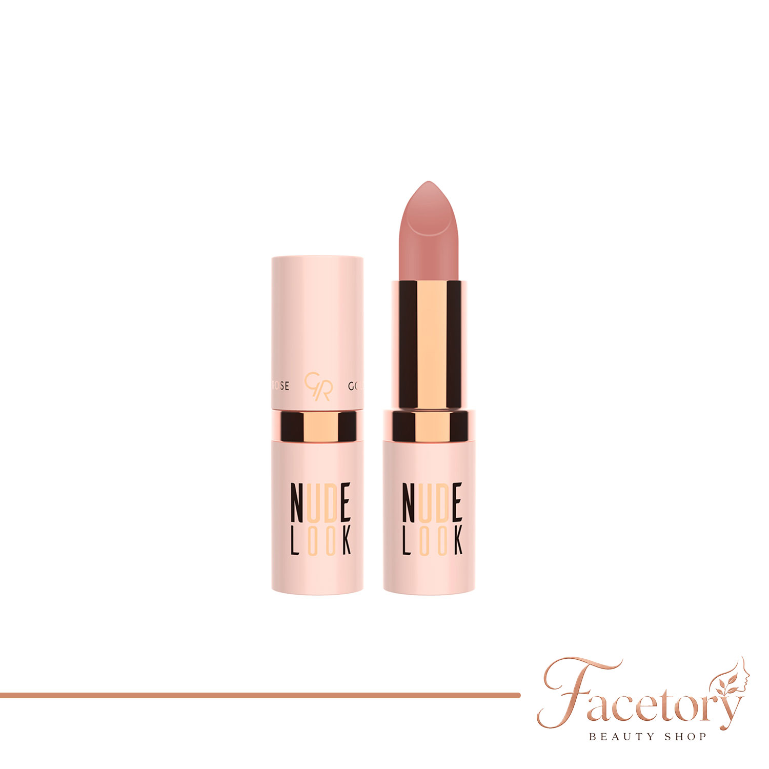قالب-محصول-فیس-طوری-نودلوک رژ لب جامد نود لوک گلدن رز مدل Nude Look Perfect Matte Lipstick وزن ۴.۲ گرم - تصویر 1