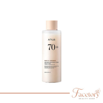 تونر شیری برنج ۷۰٪ و سرامید آنوا مدل Rice 70 Glow Milky Toner حجم ۲۵۰ میلی‌لیتر